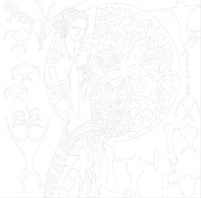 民族團結(jié)浮雕雕塑原創(chuàng)手繪設(shè)計稿