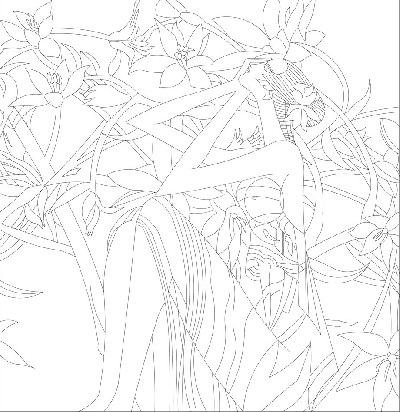 民族團結(jié)浮雕雕塑原創(chuàng)手繪設(shè)計稿