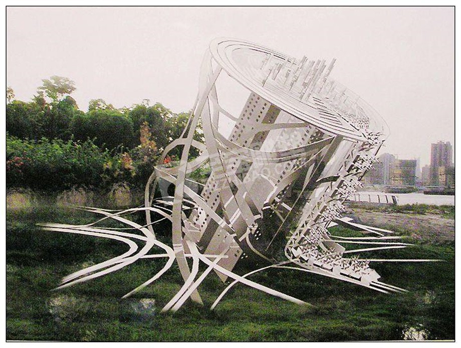 景區(qū)鏡面創(chuàng)意樹(shù)樁不銹鋼雕塑定制