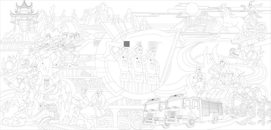 紅色黨建浮雕雕塑原創(chuàng)手繪設(shè)計稿